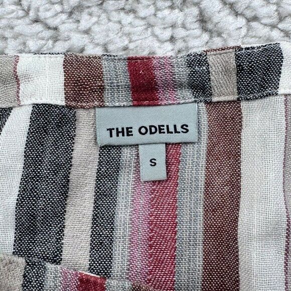 The Odells Puglia Striped Top Blouse Womens Small - Picture 4 of 7